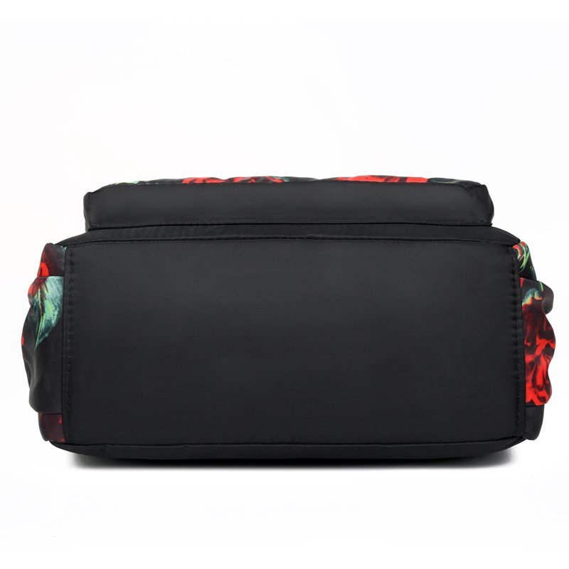 Waterproof Oxford Shoulder Bag Floral Printing Women Messenger Bag Lightweight Leisure Crossbody Bag 2024 Cute Fresh Mother Bag