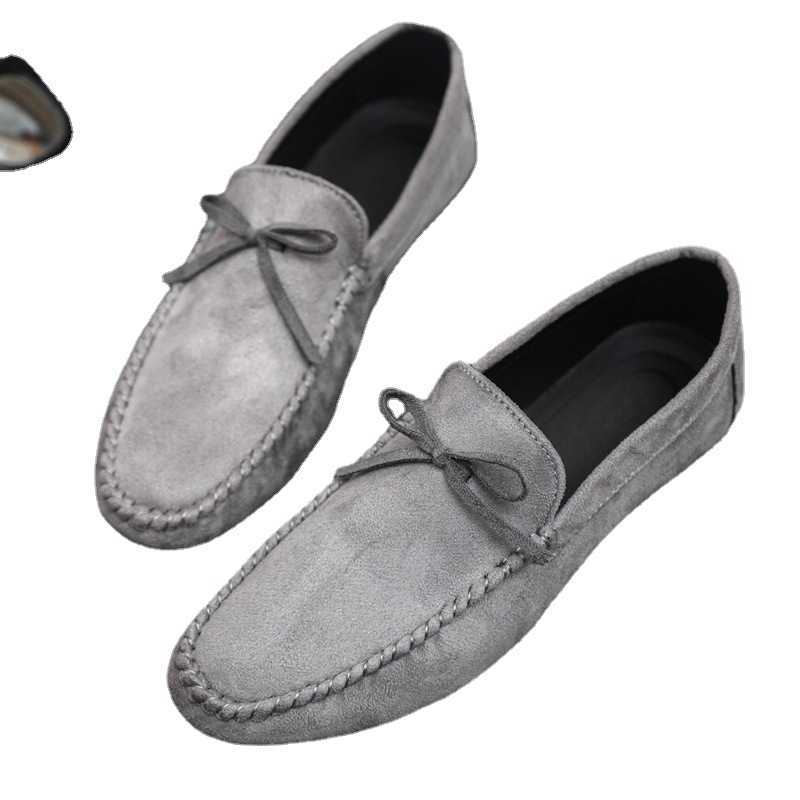 CMM Business Summer Mens Casual Trendy Shoes Wedding Groom Driving Fashion Loafer Shoes Lazy Thick Bottom