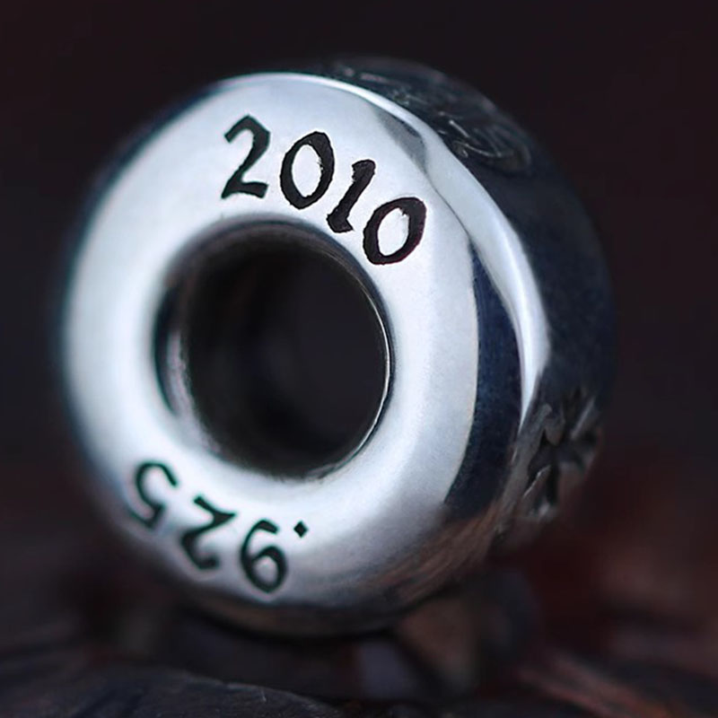 G61 S925 Sterling Silver Beads DIY Accessories Personalized Fashion Punk Hip Hop Style Jewelry Beads Cross Flower Letter Shape new