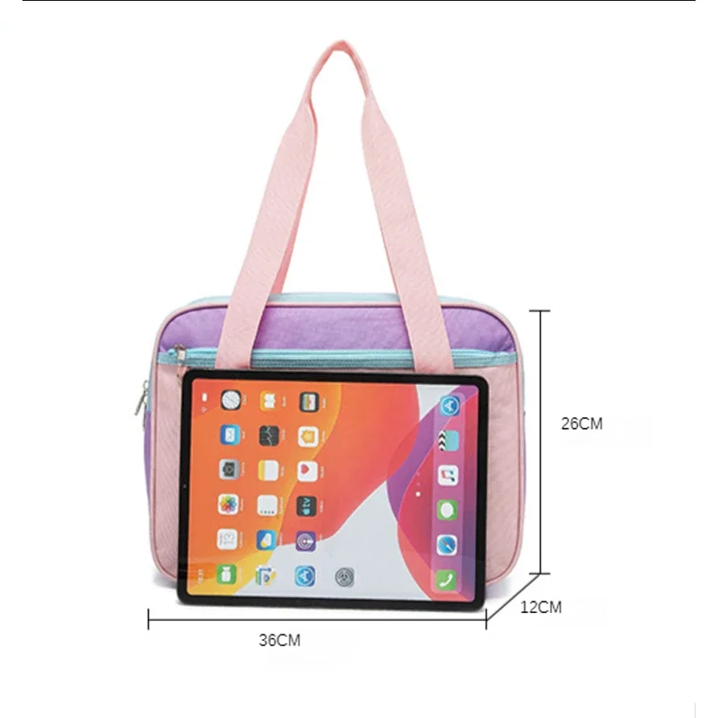 Japanese Preppy Style Pink Uniform Shoulder School Bags for Women Girls Canvas Large Capacity Casual Luggage Handbags Totes