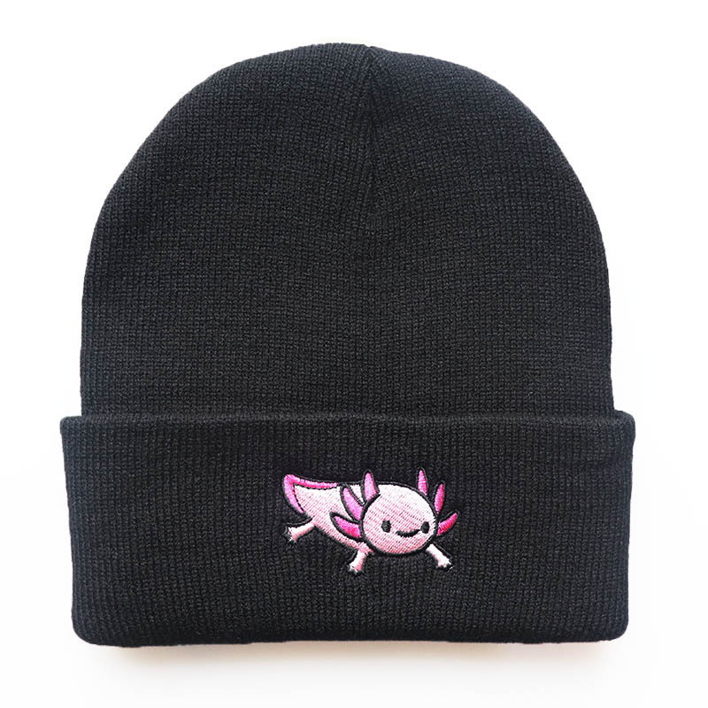 High quality design,Popular men's women's autumn and winter cartoon animal hexagonal dinosaur embroidery knitted woolen outdoor sports cold 