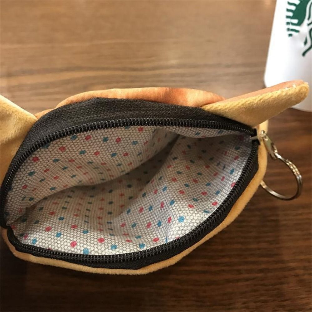 Dog Expression Dog Pattern Coin Purse Bulldog Siberian Husky Change Storage Bag Lipstick Cosmetic Bag Cute Pattern Card Holder