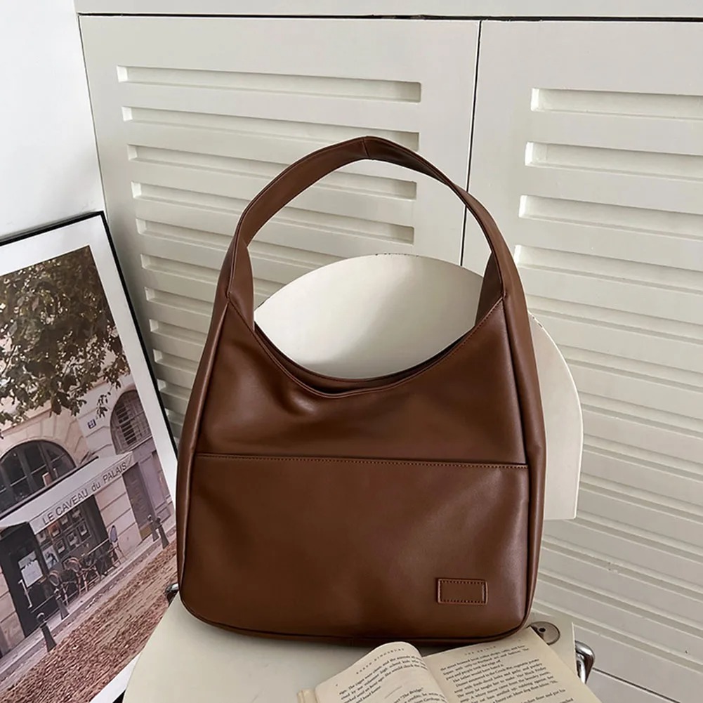 Large Capacity Tote Bag Women's New Designer Shoulder Bag Simple and Versatile Commuter Bag Fashion Trendy Student Classroom Bag