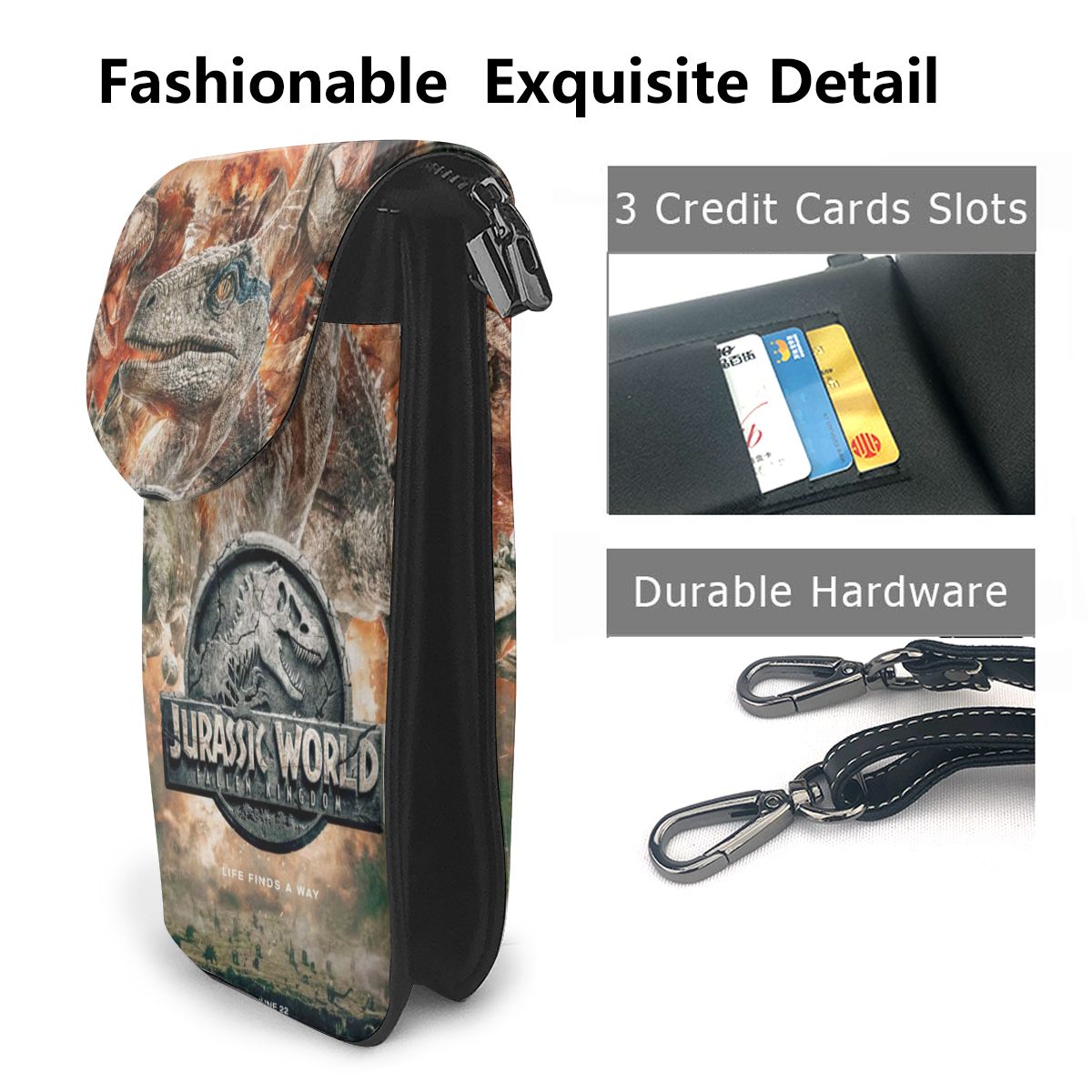Cartoon Dinosaur Print Shoulder Bag Girl's Leather Bag Women's Trend Women Bags Crossbody Slim Student Purse Dropshipping