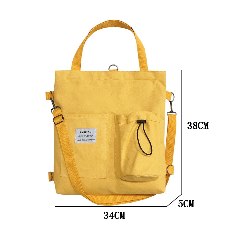 Women's Bag Crossbody Handbag Female Shopper Fashion Simple Quality Bolsas Korean Designer Shoulder Canvas Bags for Women Tote