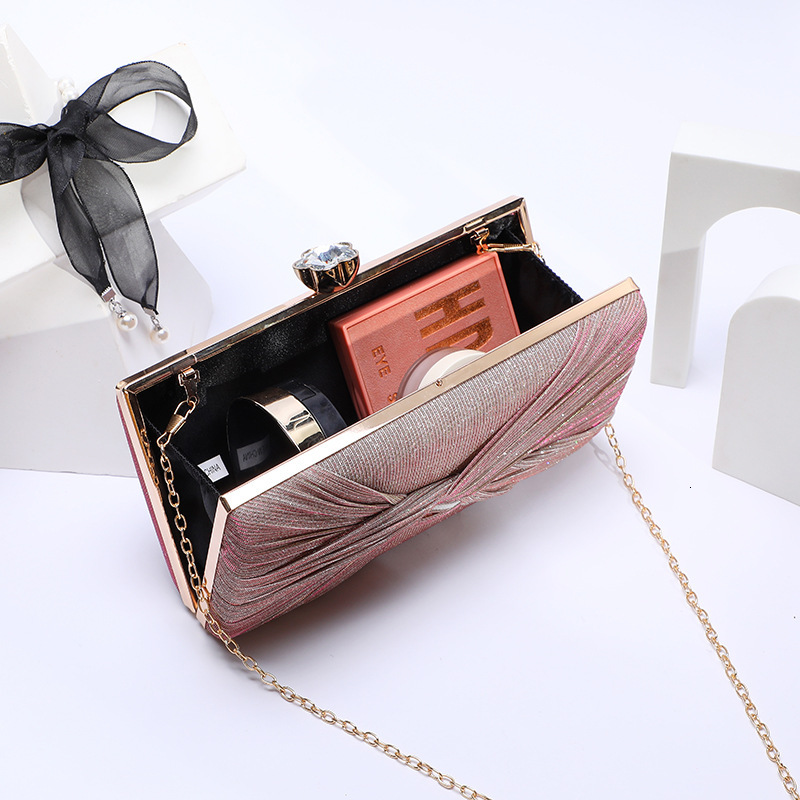 Elegant Evening Dress Bag Wedding Party Bridal Handbag Wallet And Women's Handbag Chain Crossbody Bag