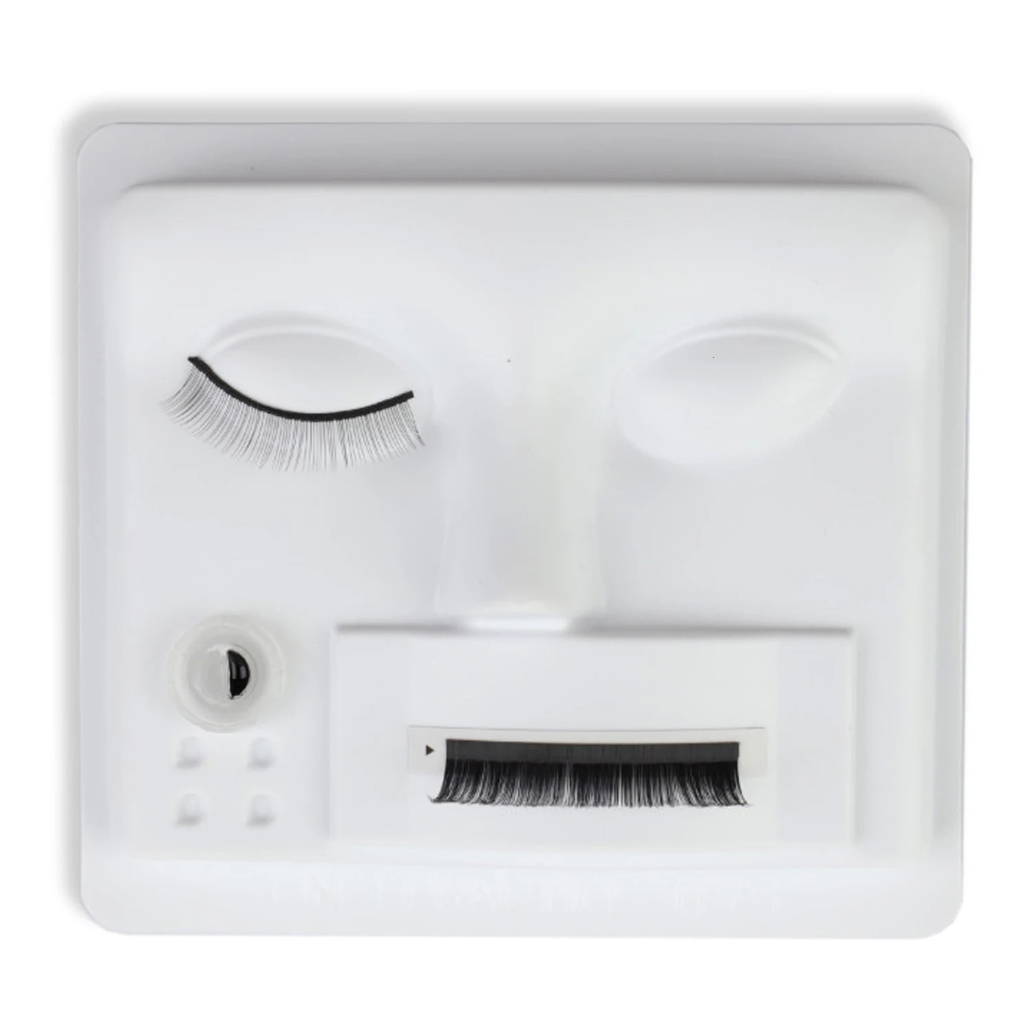 TDANCE 5Pcs False Eyelash Extension Template Transparent Shape Makeup Beauty Cosmetics Multi functional Display Tool 241107