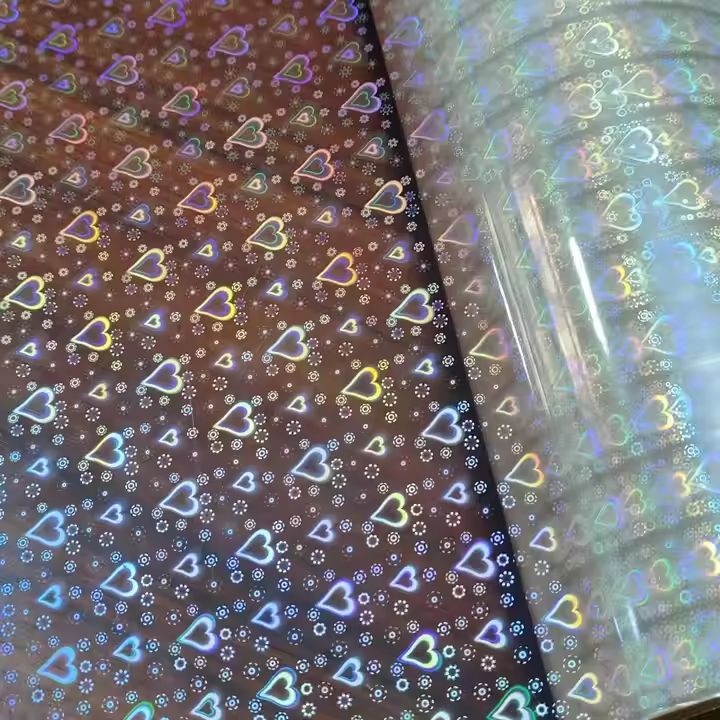 New arrival Transparent Holographic Plastic Film for Packaging and Lamination2