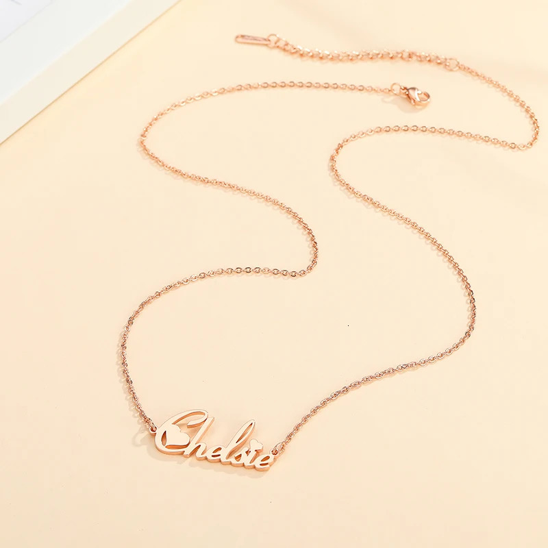 DODOAI 925 sterling silver name necklace custom necklace jewelry personalized letter necklace 241107