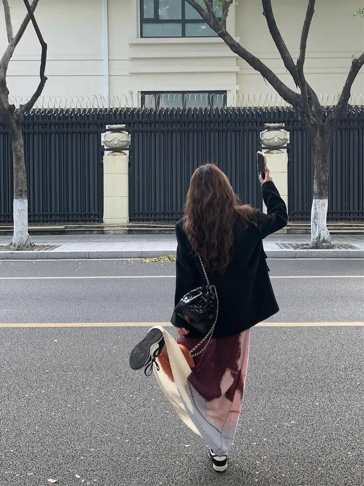 Elegant Knitted Dress for Women Chic Single Breasted V Neck Long Sleeve Bodycon Dress Fashion Elegant Lady Streetwear 241107