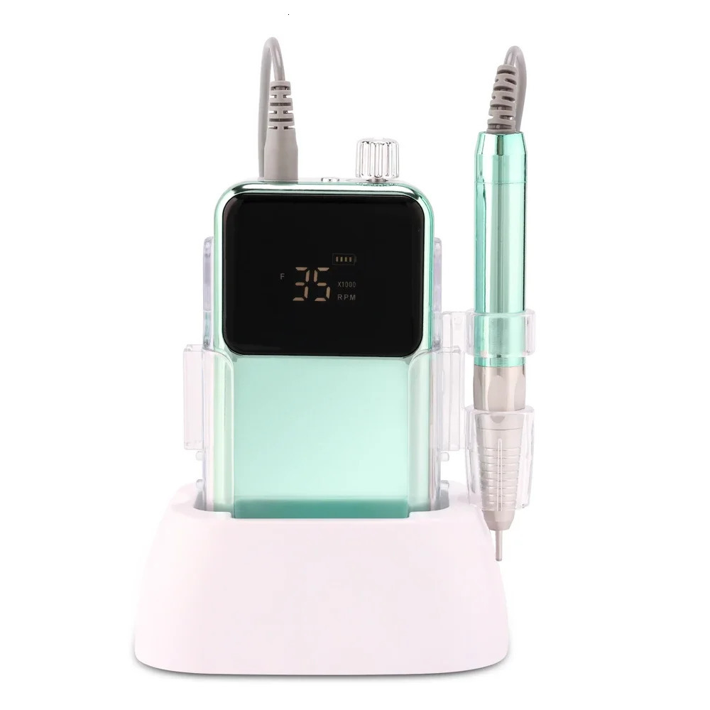85W Electric Nail File 35000 RPM Cordless Professional Brushless Nail Drill Machine 241106
