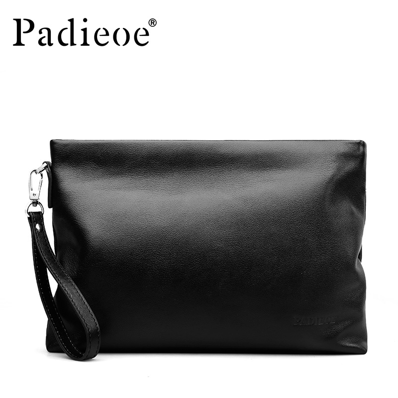 Padieoe bolsa masculina de couro clutch bag purses and handbags luxury envelope fashion