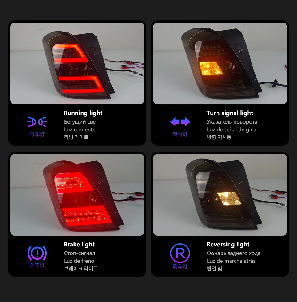 LED Taillight for Chevrolet Trax 20 13-20 17 Car Accessory Rear Parking Brake Turn Signal Reflector Taillight Streamer