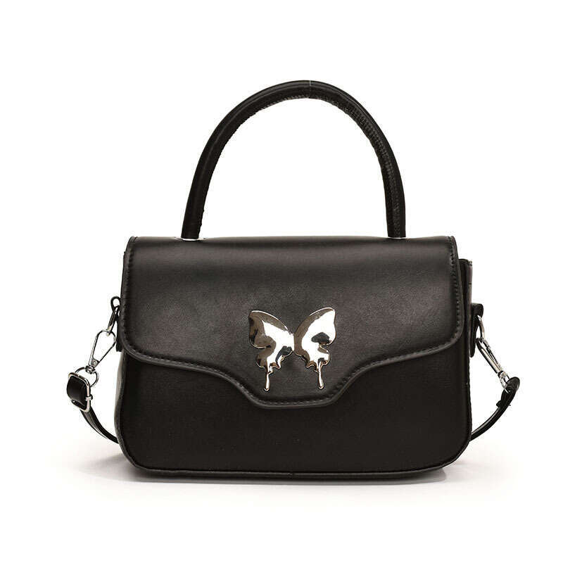 2024 new fashionable commuting bow shoulder stylish crossbody bag, women's hand-held small square bag