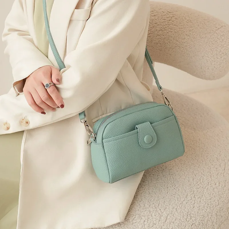 Crossbody Bags for Women Fashion Small Shoulder Bag PU Leather Zipper Handbag Quality Purses and Handbags Sac A Mains Femme