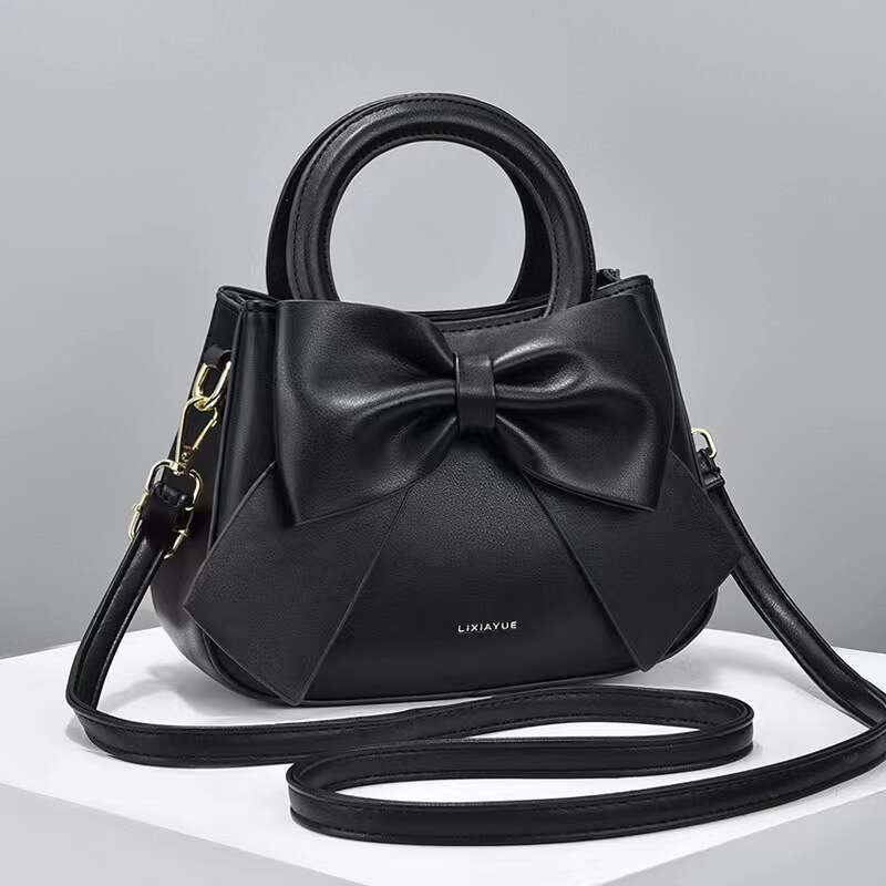 2024 new fashion trend versatile bow light luxury women's handbag single shoulder crossbody bag bags