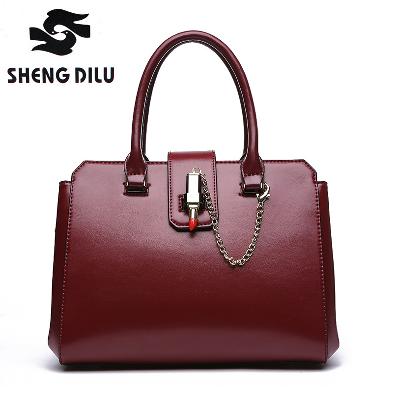 Leather Women Messenger Bags Handbags Woman Famous Brands Shoulder Crossbody Bag High Quality Tote Bag Tassel Gift