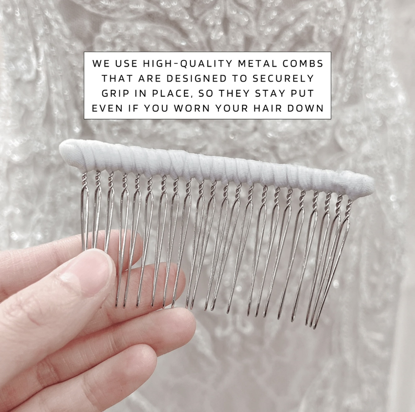 Elegant Gorgeous 3M Long Cathedral Wedding Veils With 3D Lace Appliques Soft Tulle One Layer Bridal Veil VV