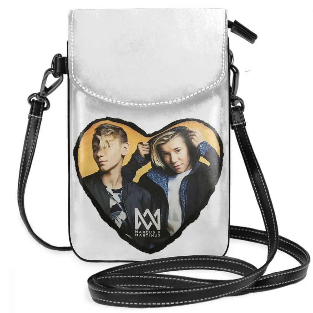Marcus And Martinus Shoulder Bag Young Boys Leather Bag Shopping Teenage Women Bags Slim Crossbody Trending Print Purse