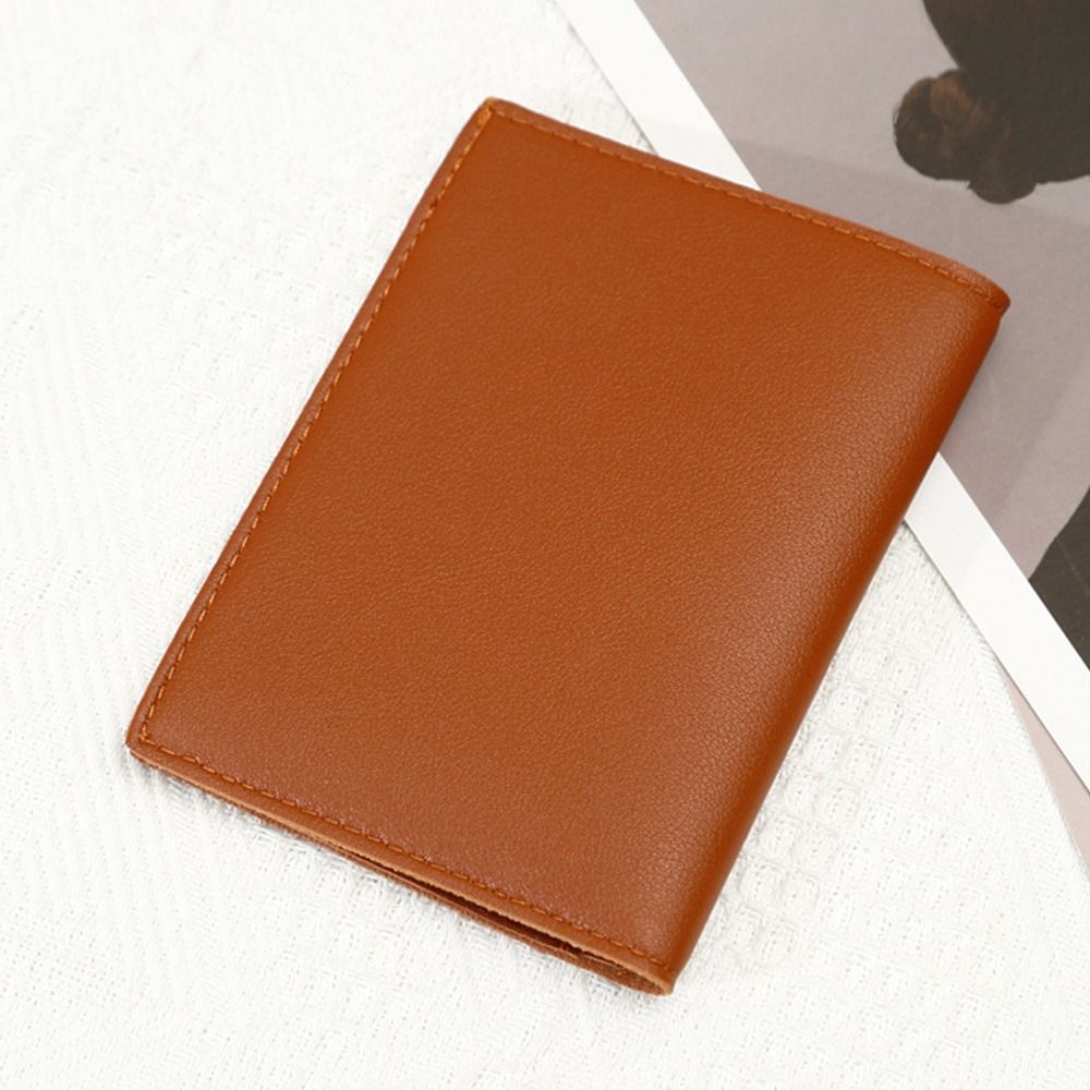 New Simple Fashion Passport Cover Cute Travel Passport Holder Wallet Gift PU Leather Card Case Cover Unisex