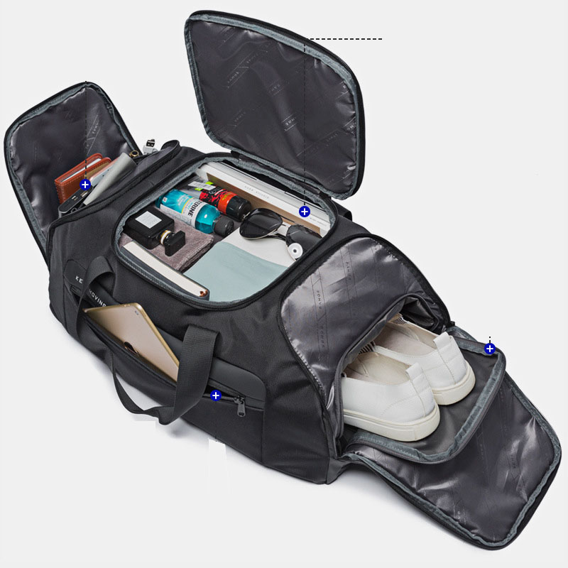Bange Multifunction Large Capacity Men Travel Bag Waterproof Duffle Bag for Travel Backpack Hand Luggage Bags with Shoe Pouch