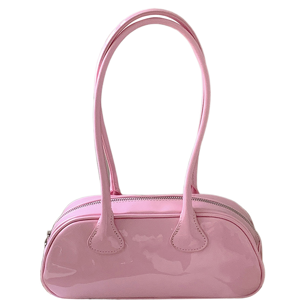 Women Versatile Armpit Bag PU Leather Leisure Underarm Bag Solid Color Minimalist Shoulder Bag Female Commute Bag