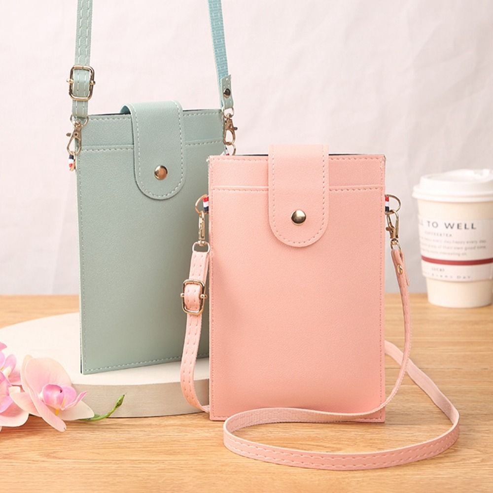Large Capacity Crossbody Bags New Zipper Flap PU Leather Shoulder Bag Fashion Multifunctional Mobile Phone Bags Women