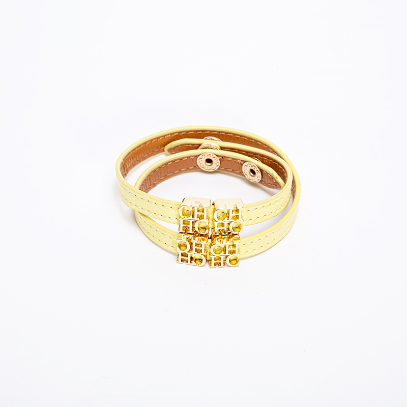 CH Fashion New Women's Bracelet Double Letters Accessories Versatile Delicate Pure Color Simple