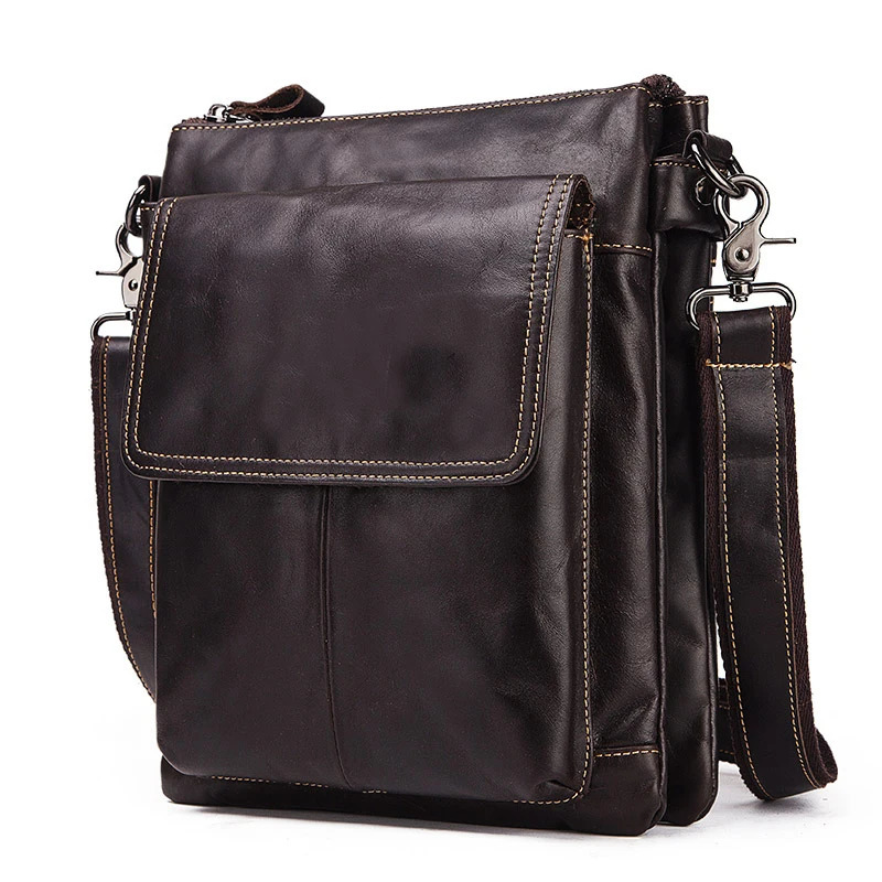 Mens Crossbody Bag Retro Casual Cross Bags Large Capacity Business Messenger highQuality Men Shoulder 241106
