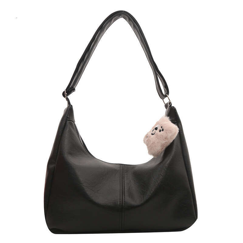 Ins crossbody women's 2024 spring/summer new trendy and stylish tote bag, college style casual large capacity bag