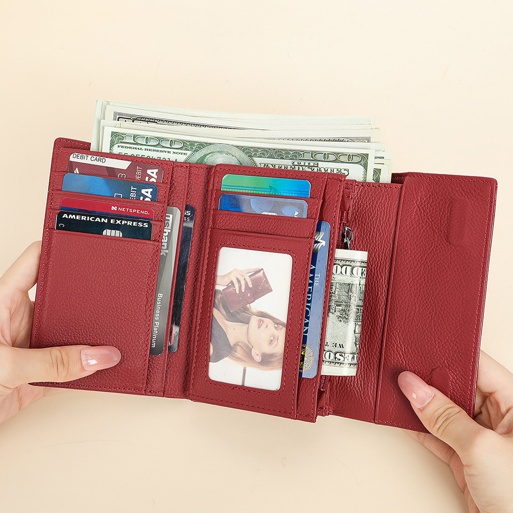 Women Wallet Luxury High Quality 2023 Genuine Leather Clutch Purse For Female Fashion Coin Purse Holder Of Woman Free Shipping
