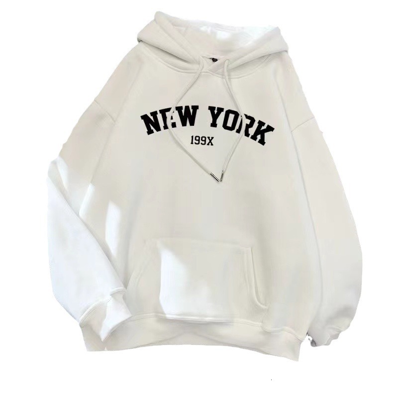 New Velvet Hoodie for Men and Women Autumn/Winter Couple Loose Top Designer Fashion Hoodie Trendy T-shirt