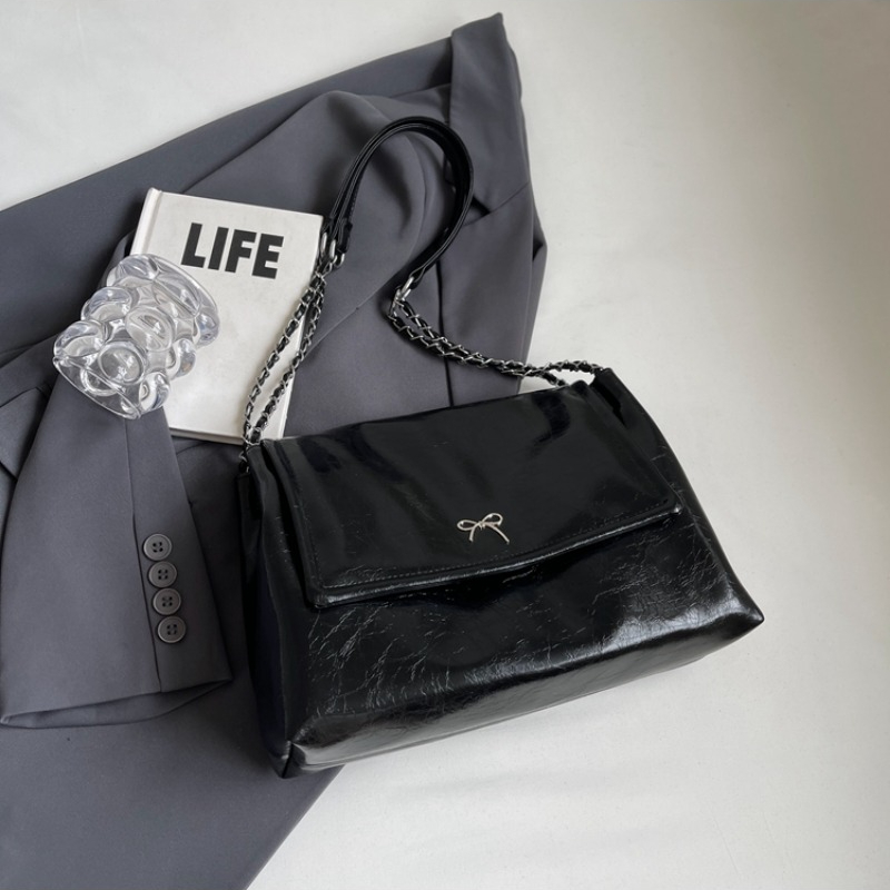 Pu 2024 High-quality Women's Shoulder Bag Chain Zipper Buckle Solid Color Summer Fashion Crossbody Bag Soft Versatile Handbag