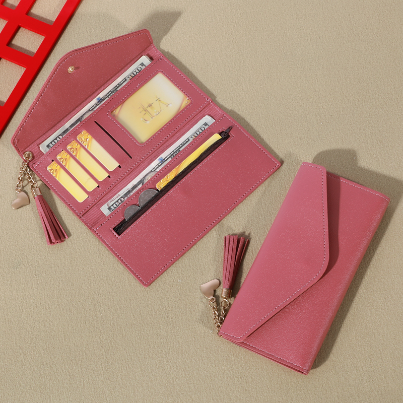 Wallet women's long style European and American fashionable women's wallet big brand handbag women's trendy bag