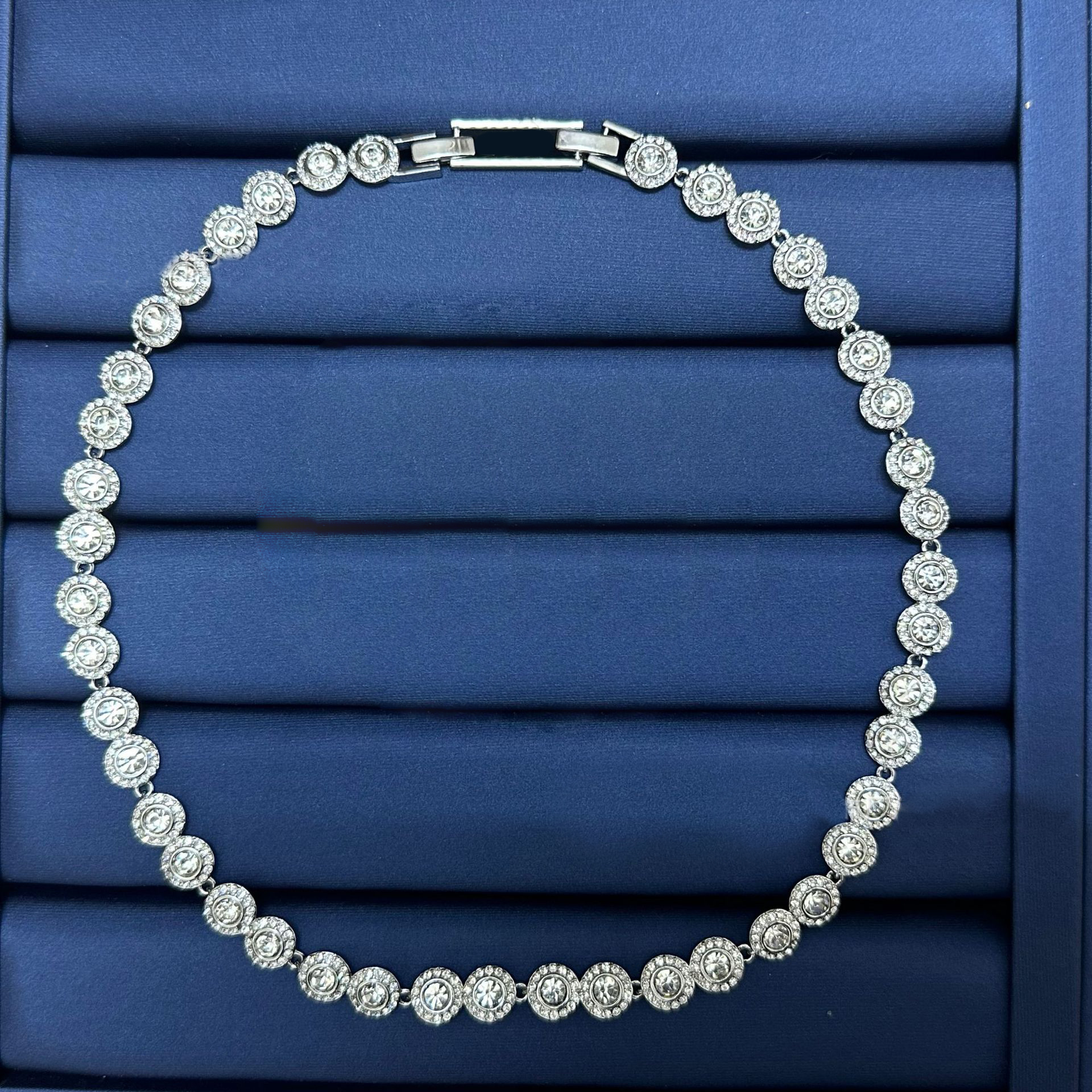 Wedding necklace designer for woman solid color tennis necklaces party female bracelet designer diamond jewelry womans modern fashion angelic hg120 Y4