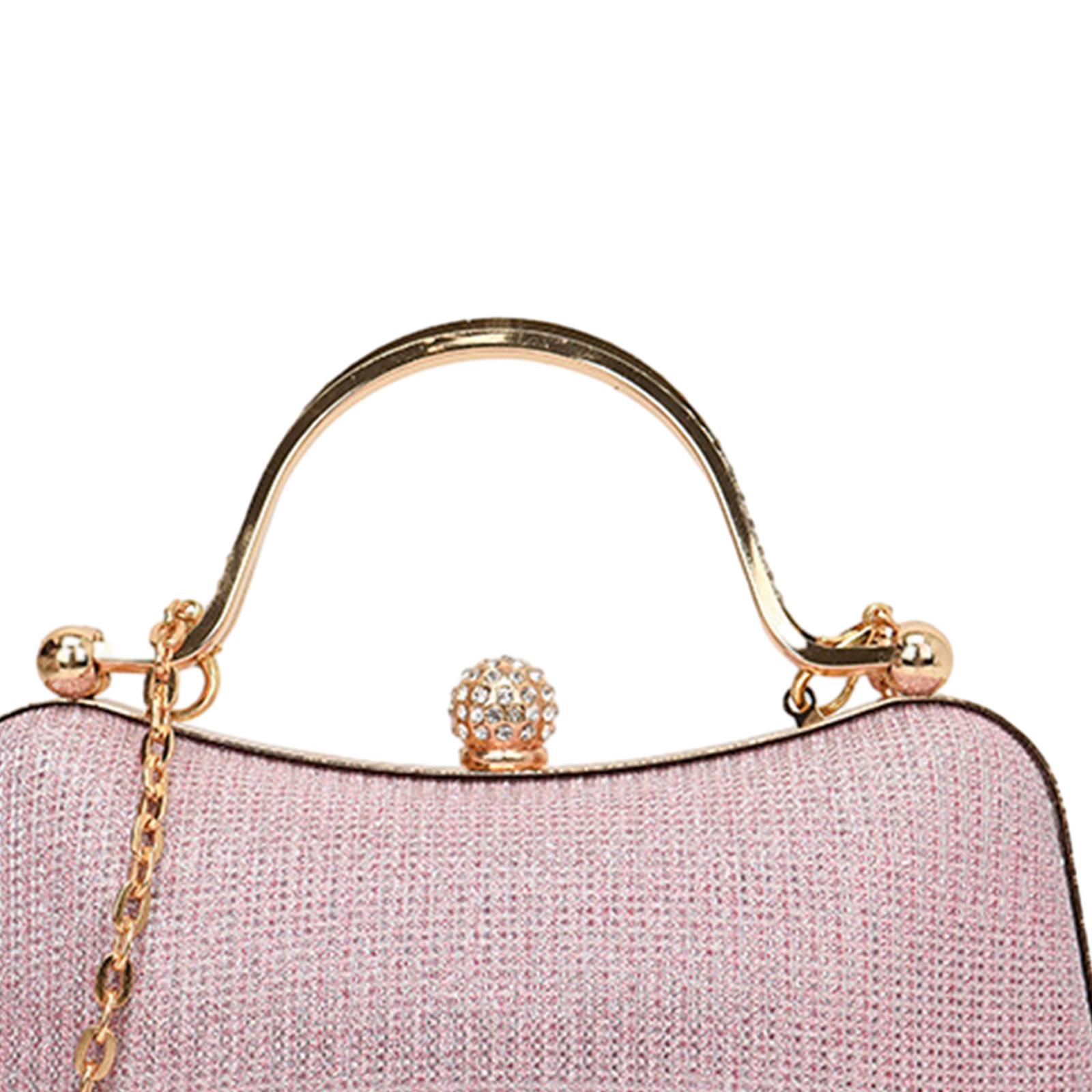 Womens Crossbody Bag Trendy Pouch Valentines Day Gifts Ladies Satchel Shoulder Purse Durable Clutch Purse Tote Bag Chain Strap