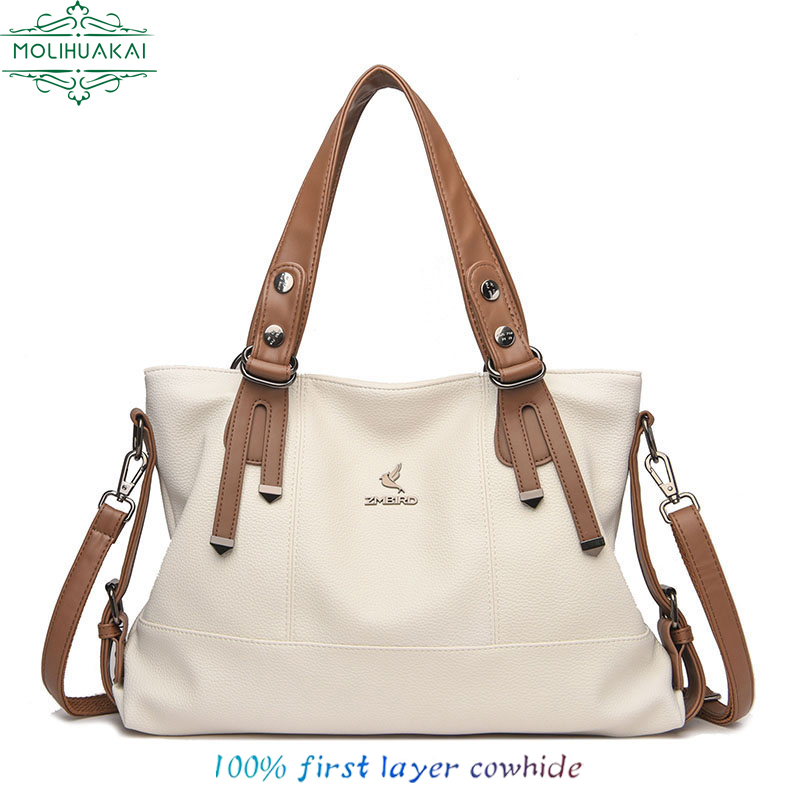 Soft Leather Handbags for Women - Vintage hot Shoulder Tote Bag, Large Capacity Designer Purse, 2024