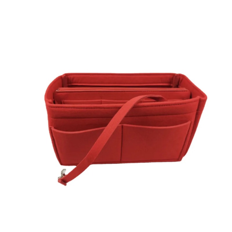 Purse Insert, Felt organizer with zipper,Bag in bag, Handbag Organizer Insert Bag Women Nylon