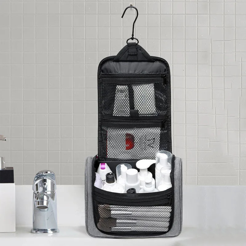 Female travel toilet makeup bag beauty Korean box set zipper 241106