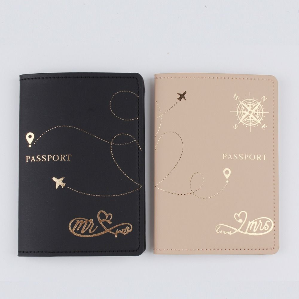 PU Leather Passport Cover Portable Waterproof Multi-card Document Credit Card Case Passport Holder Case Travel