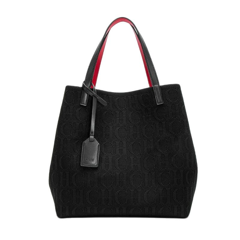 Women's Luxury Design Multi functional Handheld Shopping Handbag Fashionable New 2024 Solid Color Handbag