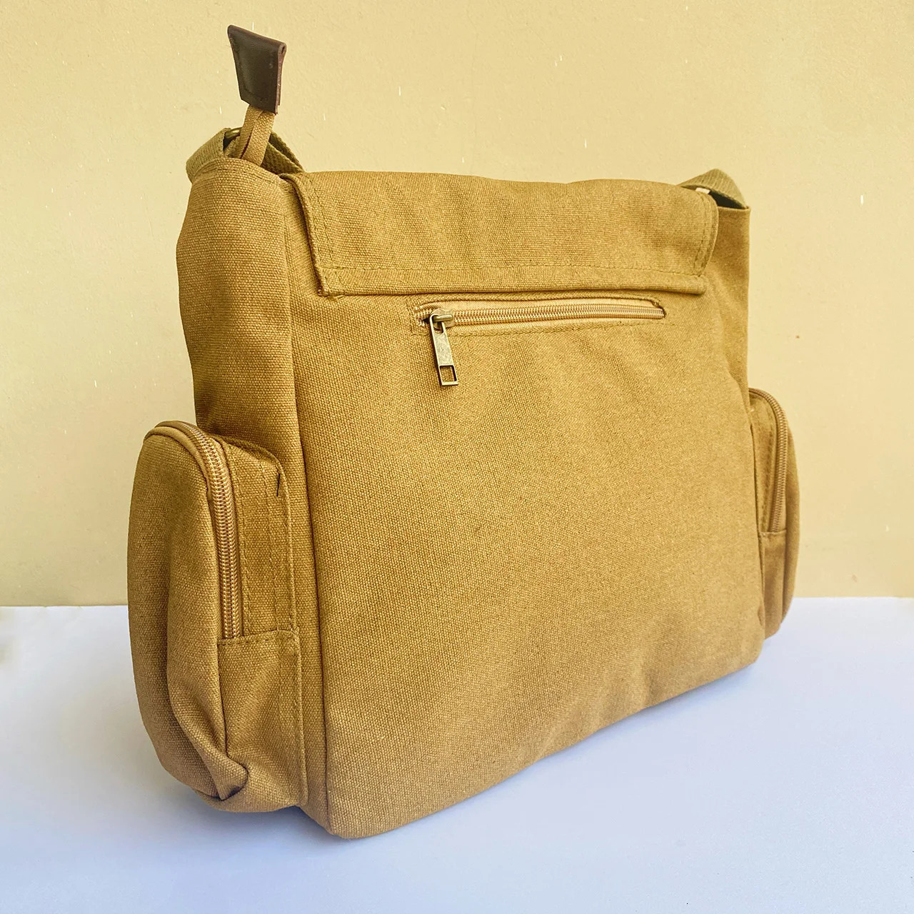 Men Fashion Shoulder Bag Large Capacity Lightweight Simple Canvas Retro n High Quality Crossbody 241106