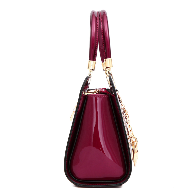 New Luxury Women Patent Leather Handbags Designer Top Handle Bags Ladies Shoulder Crossbody Bag Fashion Satchels Tote sac a main