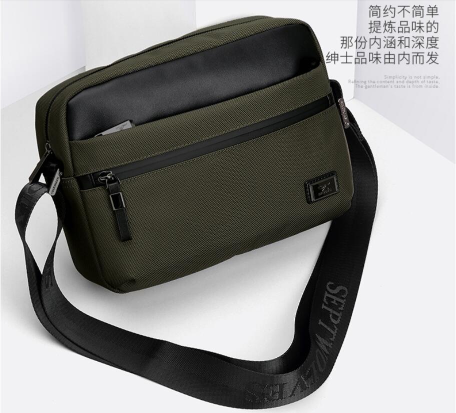 Men shoulder Bag fashion brand street trend boy daily style personalized bag backpack small diagonal span Male Messenger Bag