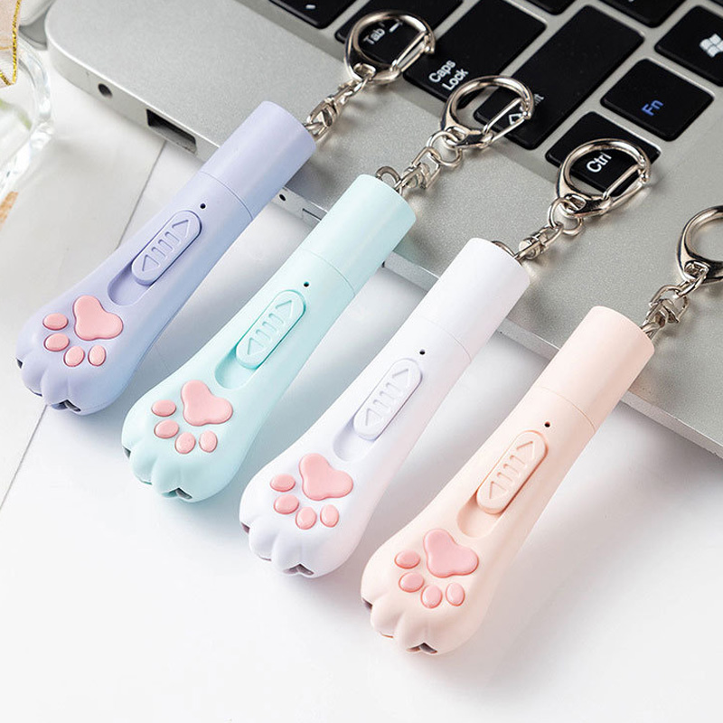 New multi-function laser pointer usb rechargeable teaser cat cat toys can switch pattern teaser cat toys wholesale