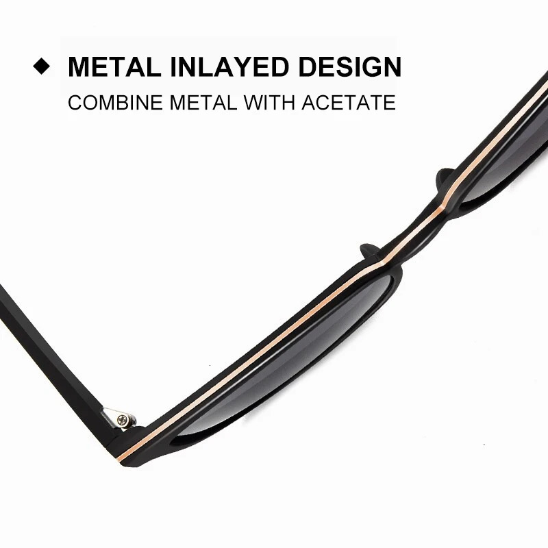 Caponi Mens Sunglasses Polarized Classic n Protective Glasses Mens Outdoor Driving Sunglasses CP6199 241106