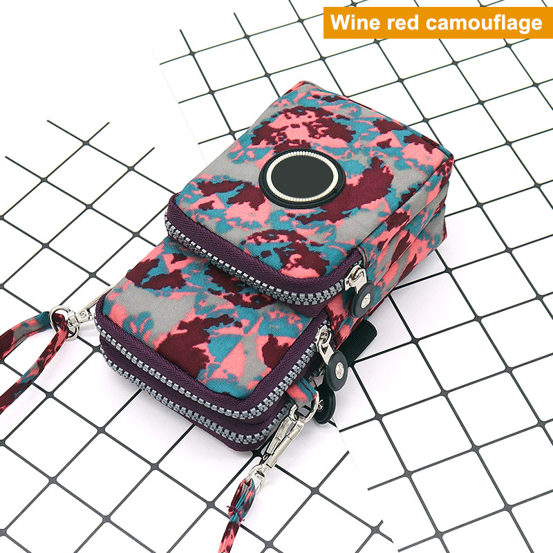 Women Messenger Crossbody Bag Wallet Handbag Phone Pouch Case Zipper Casual Shoulder Bag Purse 2023 New Fashion Multifunction