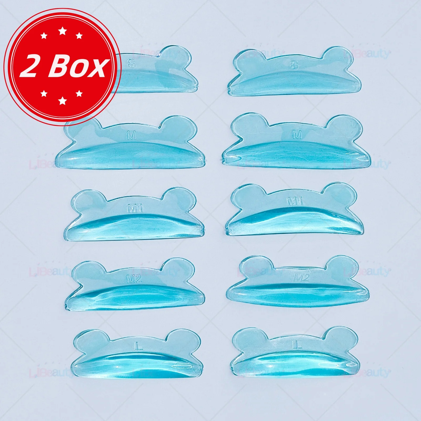 Libeauty 2 sets of eyelash pads adhesive eyelash curler covers eyelash extensions and curlers adhesive silicone makeup tools 241107