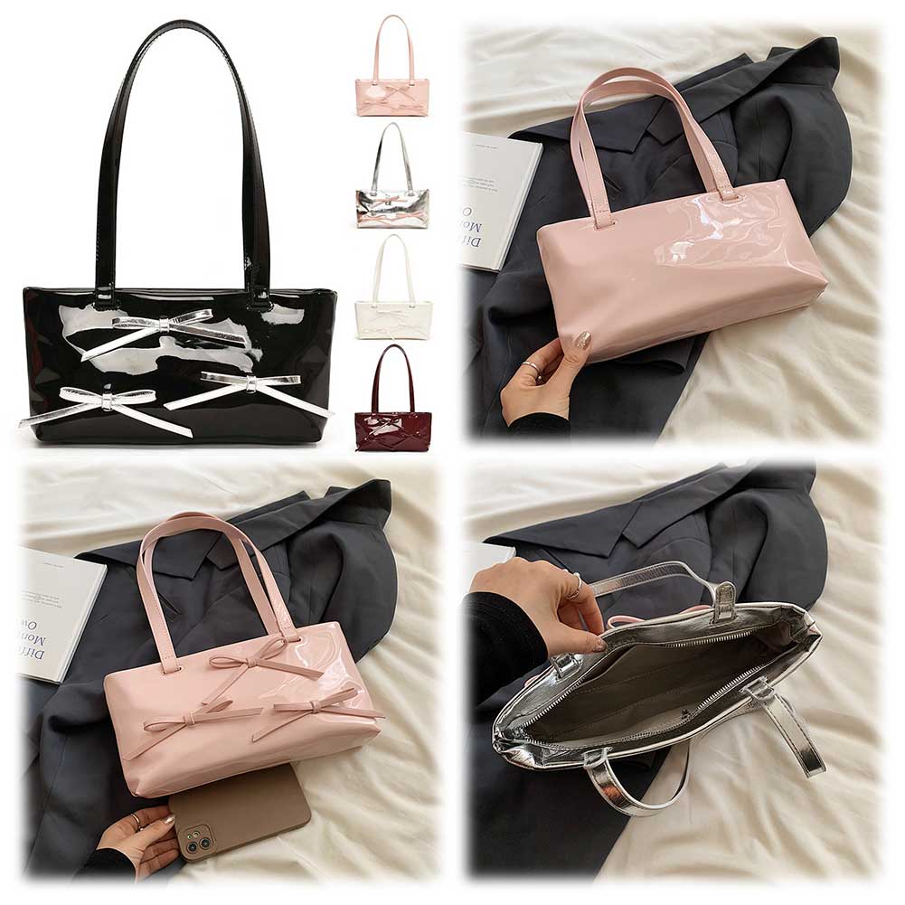 Women Fashion Shoulder Bag Large Capacity PU Leather Top Handle Bag Zipper Closure Chic Hobo Bag for Party Vacation