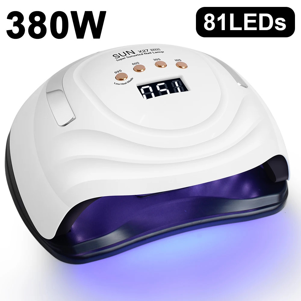 380W Professional UV LED Nail Dryer Lamp for Nails Gel Polish Dryer UV Light Nail Art Accessories Fast Curing Gel Toe Nails 241106